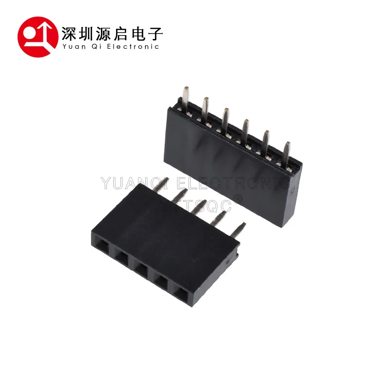 10PCS 2/3/4/5/6/7/8/9/10/12/14/15/16/18/20/24/40 PIN SINGLE Row Straight FEMALE PIN HEADER 2.54MM PITCH Strip Connector Socket