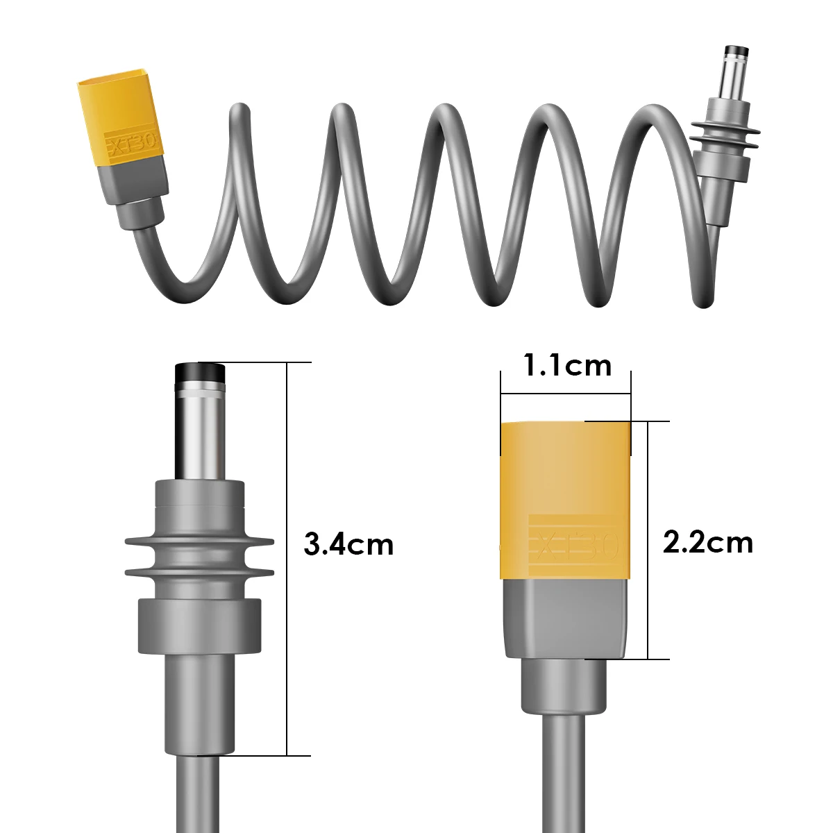 

Для Starlink Mini Cable DC Plug to XT30 Male Connector 18AWG Wire Male to Starlink Mini DC Male Кабель питания или портативный источник питания