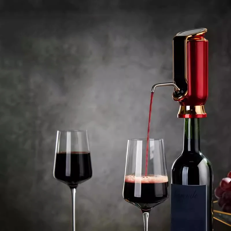 Automatic Wine Decanter Electric Wine Decanter Fresh-keeping 30 Days Quick Wine Aerator Adjustable Wine Dispenser USB Charging