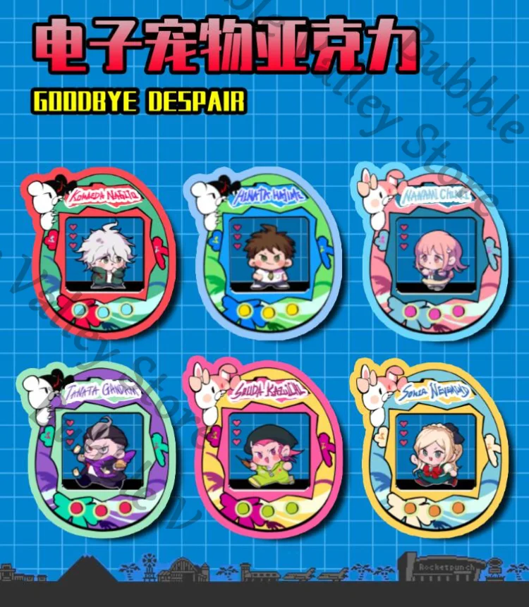 أنيمي دانغانرونا كوكيشي أوما ناجيتو كومايدا كايدي أكاماتسو كوسبلاي تاماغوتشي سلسلة مفاتيح مصنوعة من الأكريليك كارتون كيرينغ قلادة عيد الميلاد