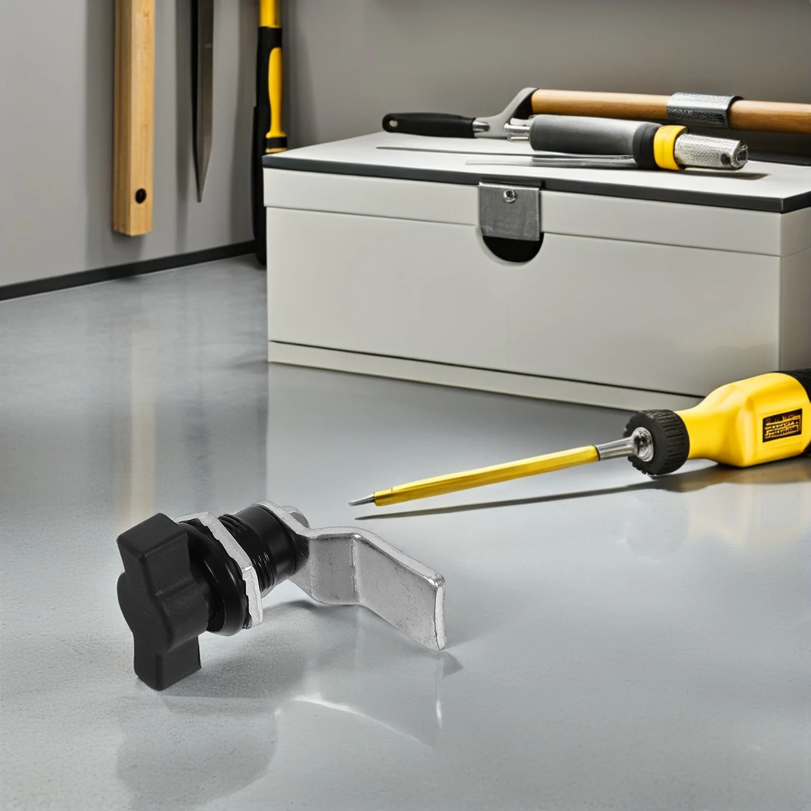 

5Pcs T-Handle Cam Latch Lock Zinc Alloy Mechanical Latch for Tool Box Cabinet Drawer Equipment Panel Universal Installation