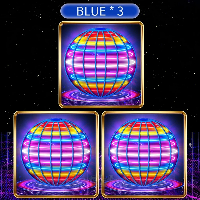 2026 Handbediende Vliegende Bal Boomerang Hoverbal Vliegende Spinner Speelgoed met Magische LED-Lichten Fidget Speelgoed