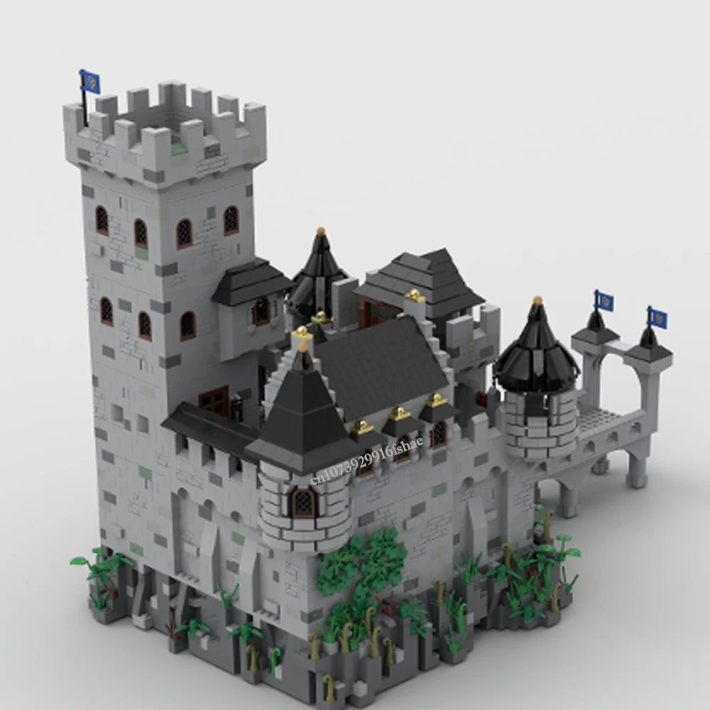 Customized 3894PCS MOC Modular European Medieval Crusader\'s Castle DIY creative ideas Children Toy Birthday Gift Building Blocks