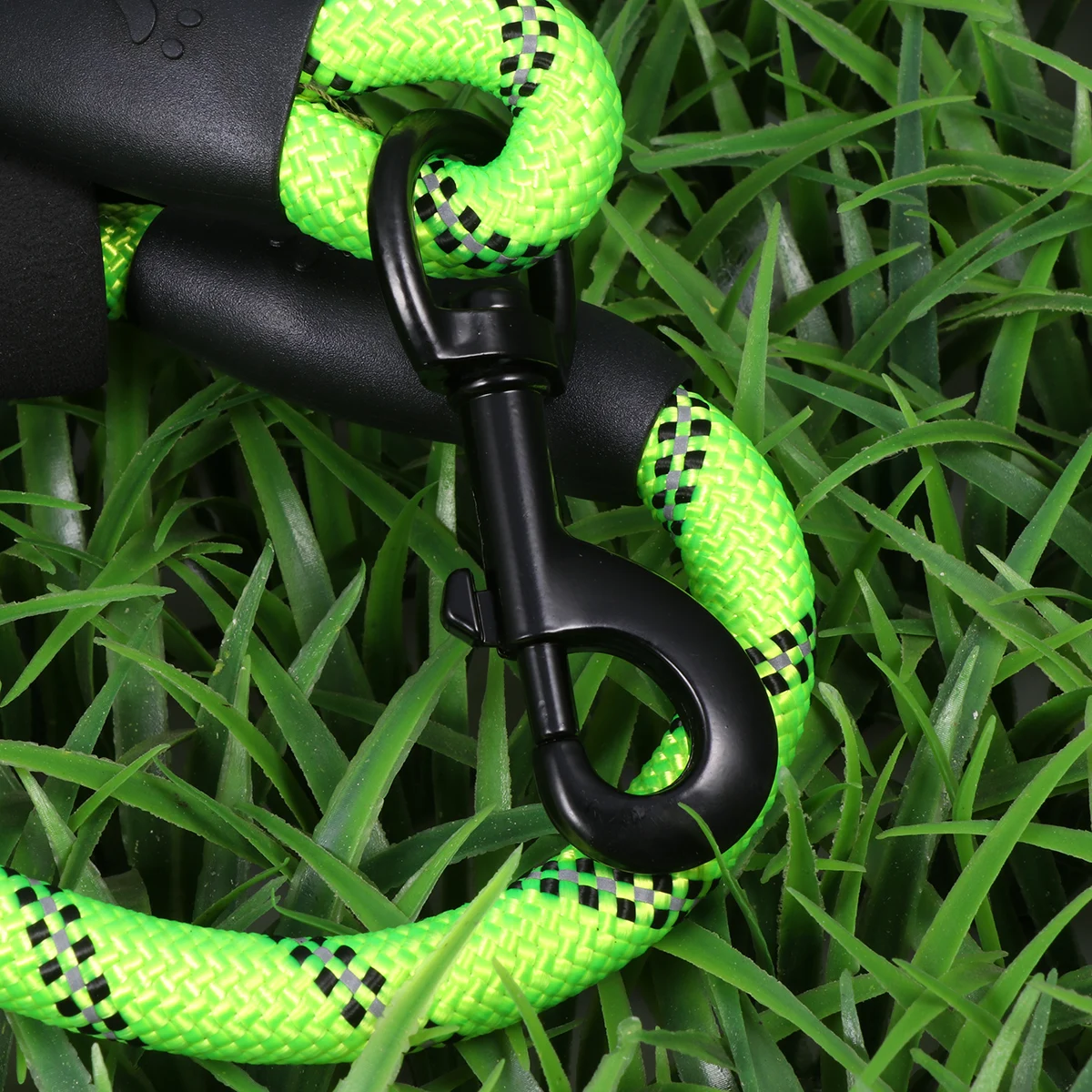 

60Cm Short Pet Walking Leash Leash Durable Nylon Reflective Pet Walking Lead For Training Outdoor Activities Green