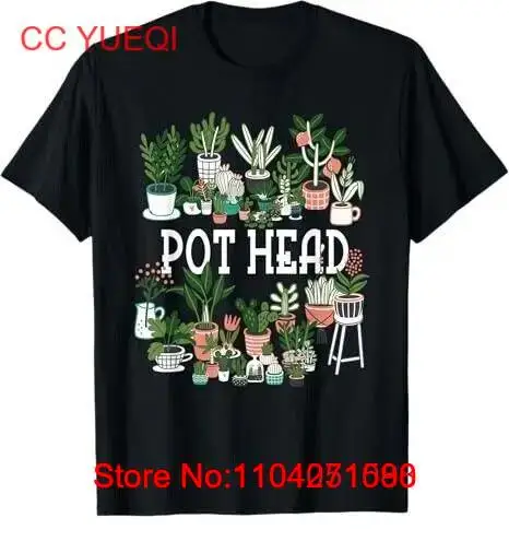 Plant Lover and Gardener Pot Head Succulent Short Sleeve T-Shirt