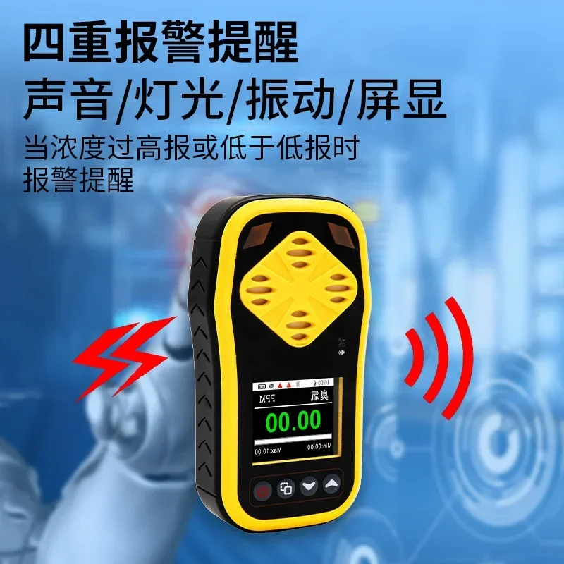 high precision Portable ozone detector handheld ozone concentration and residual gas detector of ozone gas pharmaceutical factor