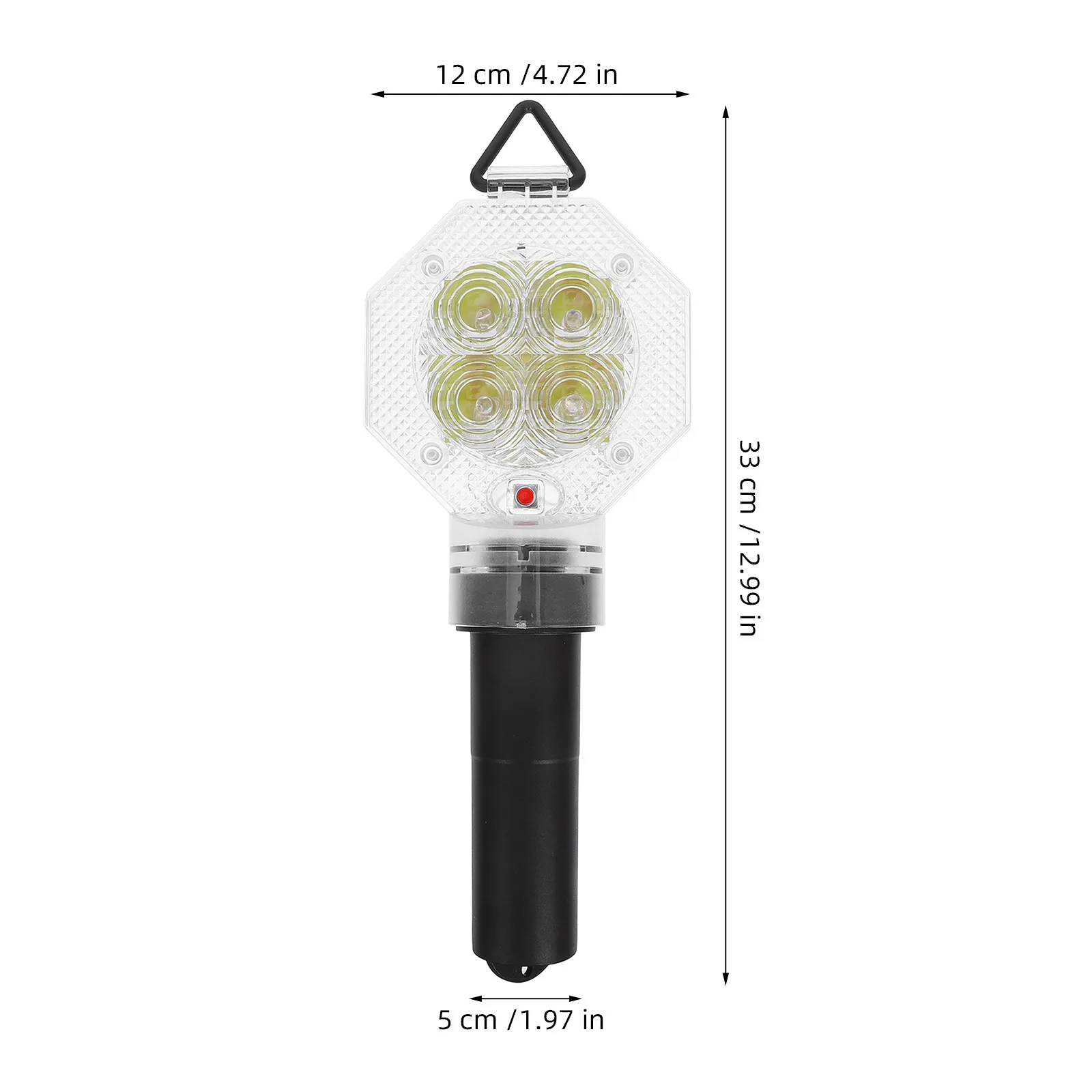 Traffic Warning Light LED Flashing Strobe High Visibility Portable Compact Design for Road Construction Emergency Parking