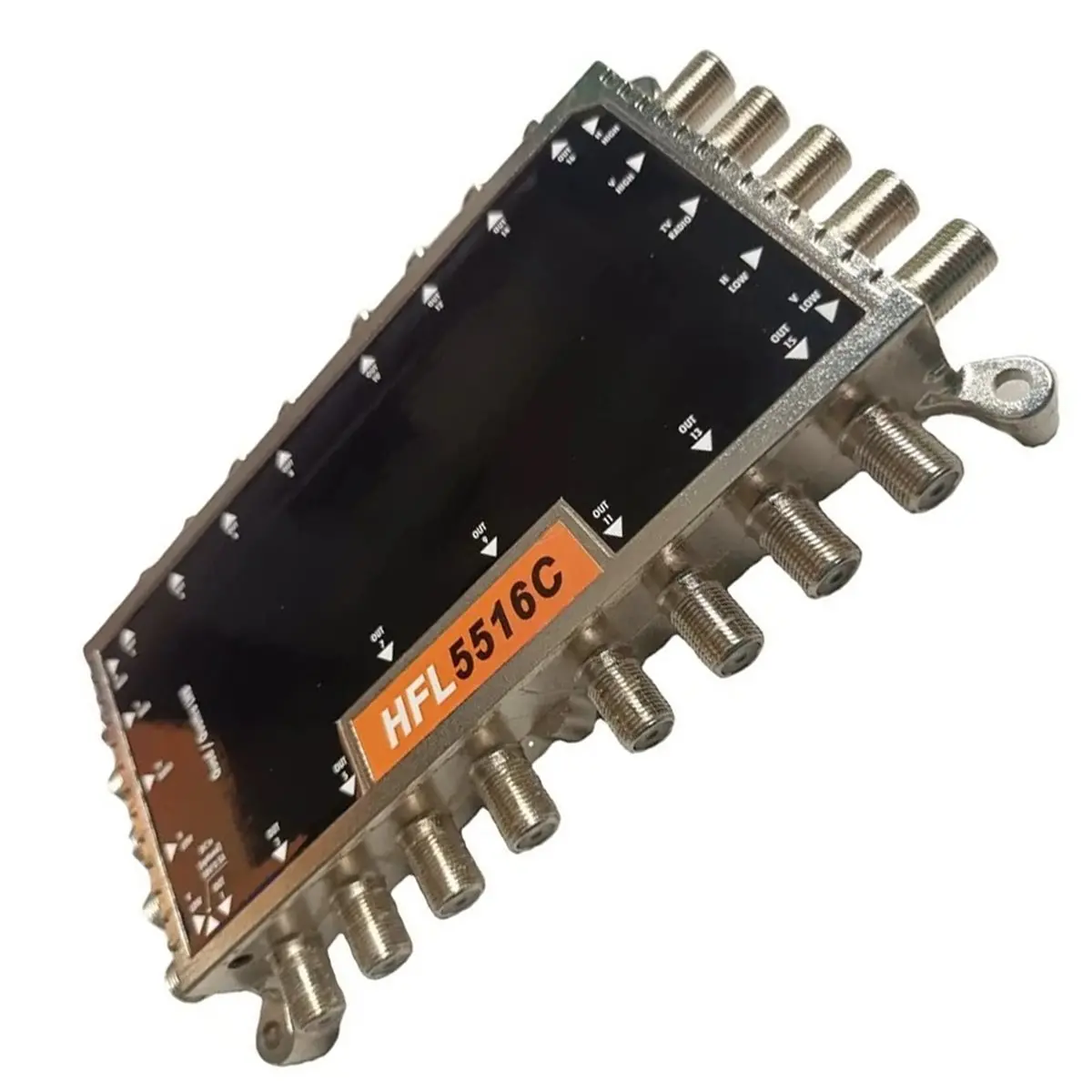 5x5x16 Satellite Multi Switch 5 in 16 Out Switch, Diseqc 22k Multi-Terminal DVB-S2 Signal Splitter