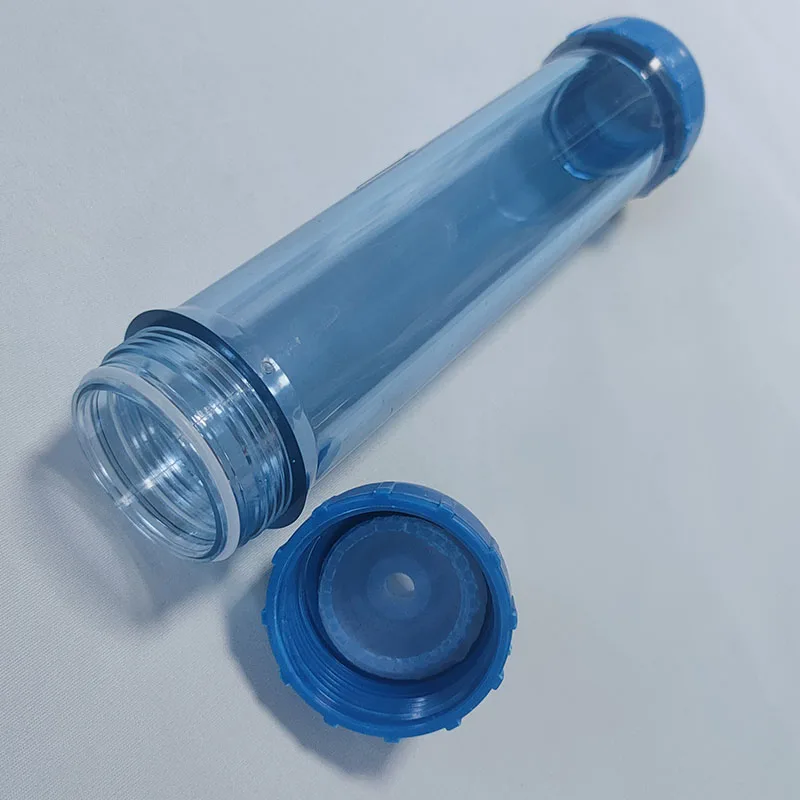 Cartucho de filtro de agua T33 para sistema de ósmosis inversa, botella de filtro de carcasa, 2 accesorios de UDS, 1 Uds