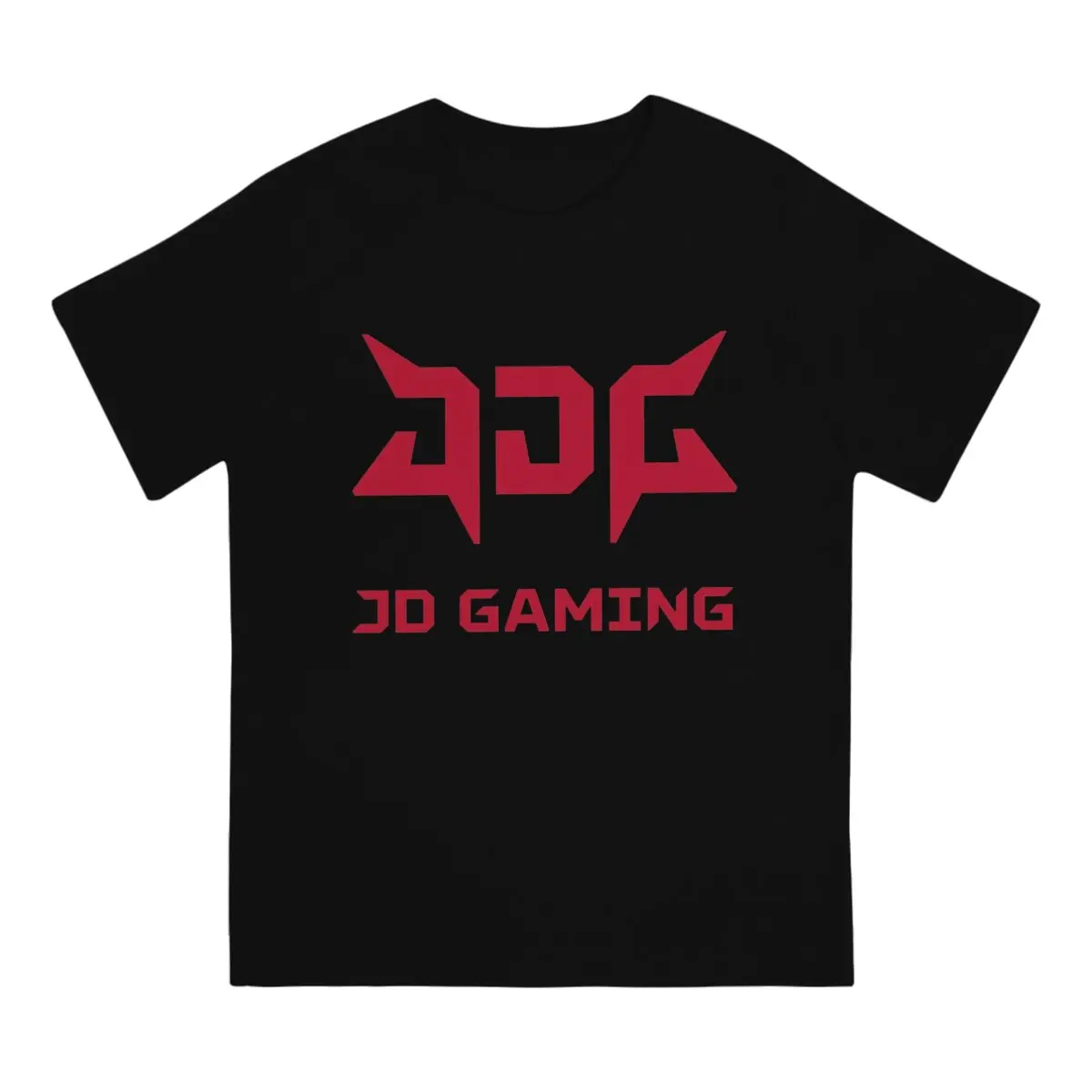 JDG JD Gaming T Shirt Men's  Vintage T-Shirt Round Collar LPL LCK LEC LCS S13 LOL Tees Short Sleeve Tops Graphic