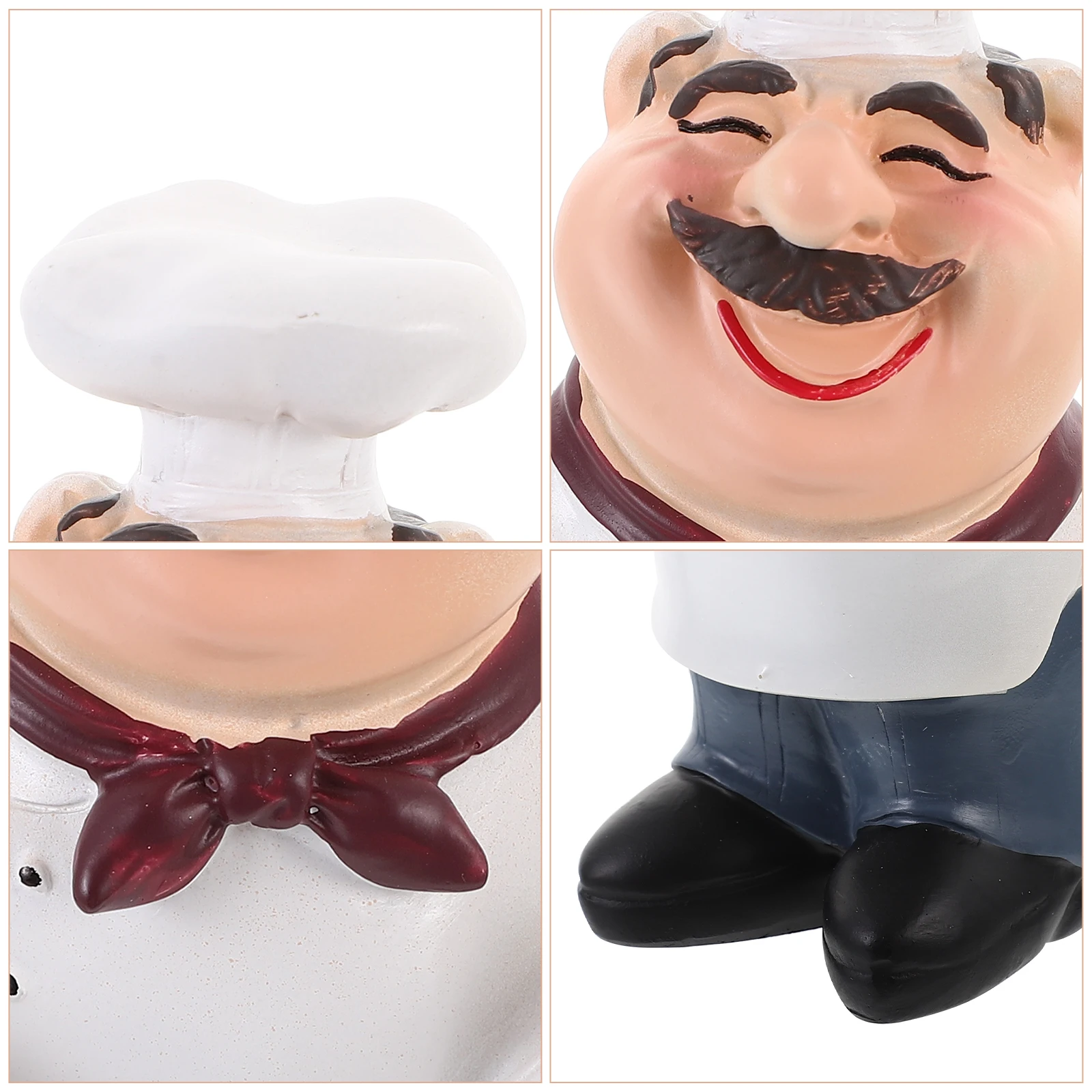 

Home Decor Appearance Design Funny nament Gift Idea for Resin Creative Resin Chef Products Chef Decor Restaurant Bar Shop