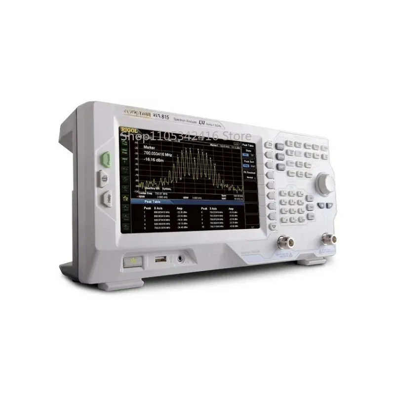 Analizador de Espectro RIGOL DSA815-TG, Generador de Señales de 1.5GHz, Equipo de Prueba de Señales RF de Alta Precisión