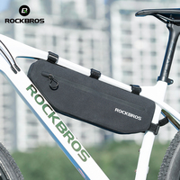 ROCKBROS Waterproof Cycling Top Tube Bag MTB Road Triangle Pannier Bike Bag Large Capacity Storage Bags Front Frame Cycling Bag