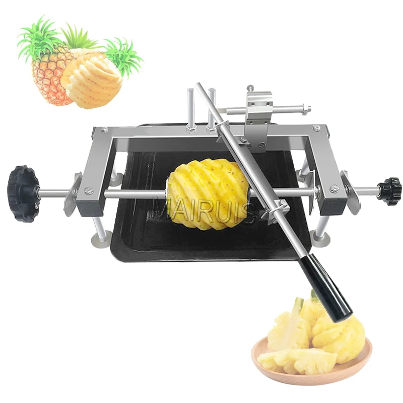 Manual 304stainless Steel Pineapple Peeler And Corer Machine Ananas Fruit Peeling Machine Hand Pineapple Skin Remover Machine