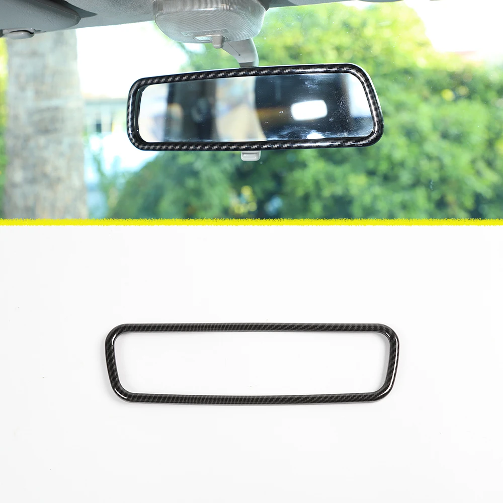 Interior Rearview Mirror Sticker Decoration Cover Trim for Suzuki Jimny 2007-2019 2020 2021 2022 2023 Car Accessories Mouldings