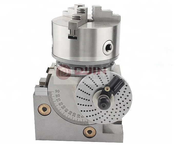 Dividing Head BS0 3 Jaw Chuck 125mm Milling Machine Accessory Semi Universal Dividing Heads BS0-125 For Milling Machine