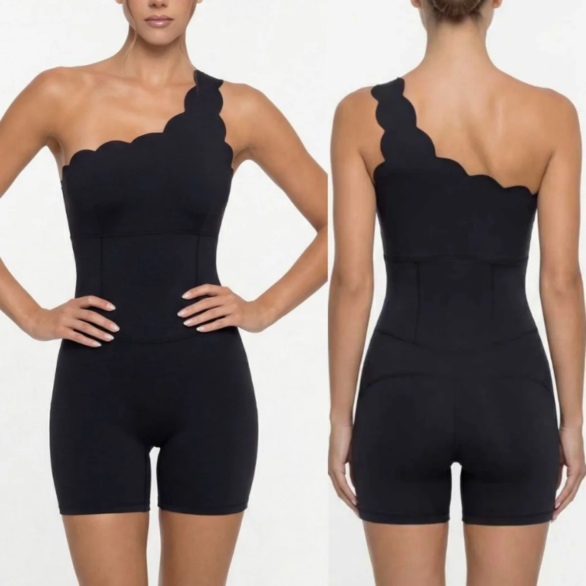 

Женский спортивный комбинезон на одно плечо, костюм для йоги, фитнеса, шорты, комплекты, сексуальный спортивный костюм, одежда для йоги, женская спортивная одежда для тренировок