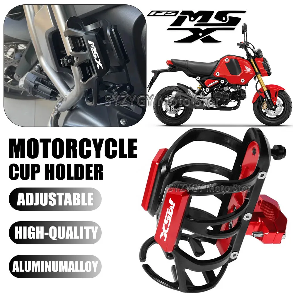 

For Honda MSX125 msx125 msx Motorcycle Universal CNC Accessorie Beverage Water Bottle Cage Drink Cup Holder