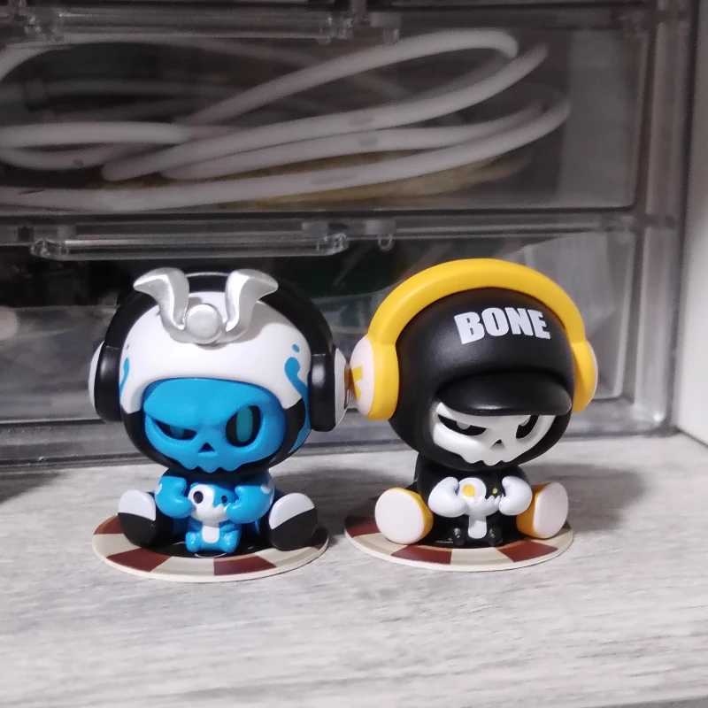 حقيقية الطفل Mr.Bone صندوق أعمى شخصيات كرتونية لعبة صغيرة عصرية صندوق الغموض دمية جمع الديكور البلاستيكية لعبة مجسمة هدايا للبنين #5