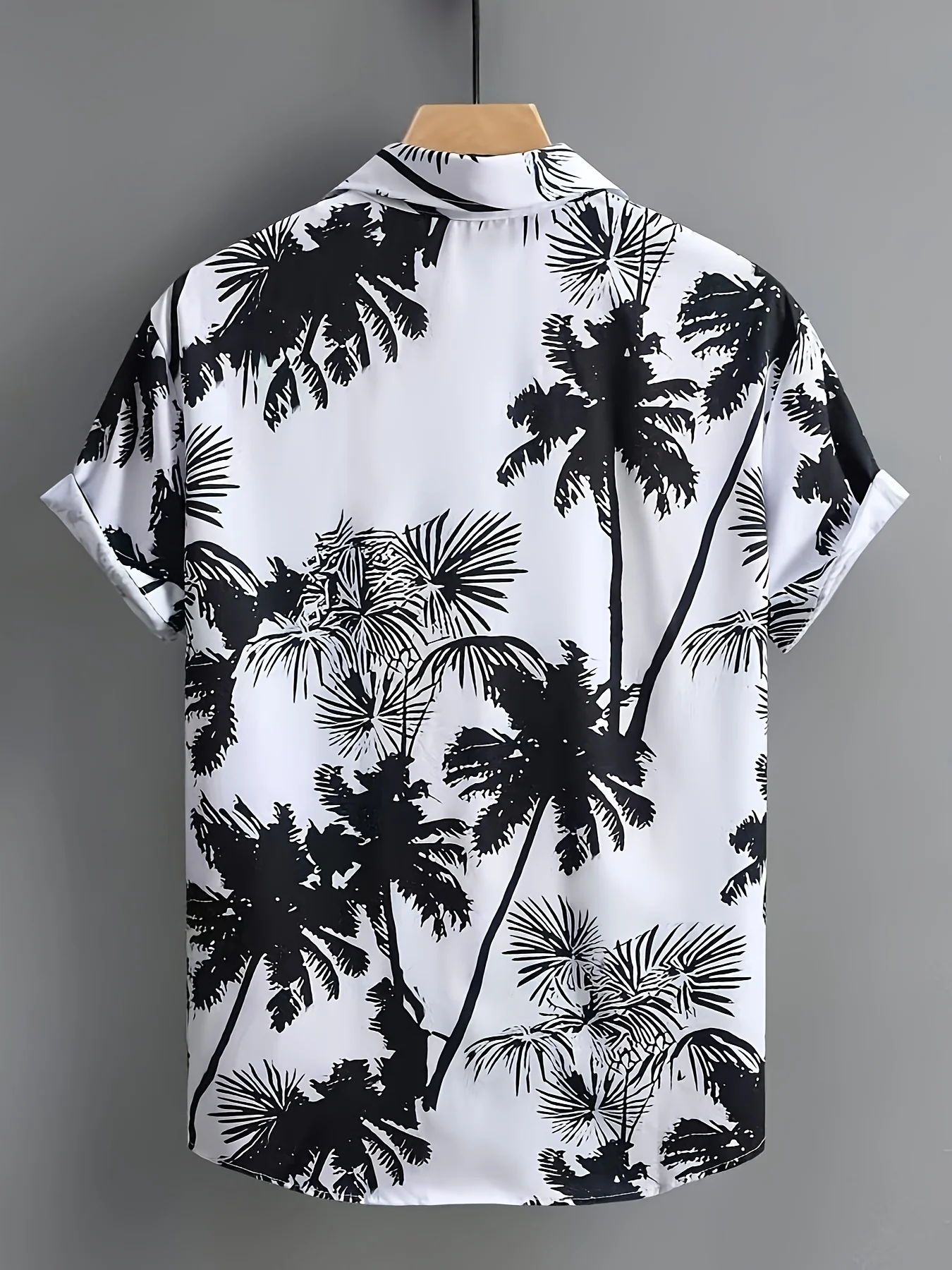 A nova camisa masculina de manga curta para o verão de 2025 é respirável, leve, casual e moderna com roupas de praia impressas em 3D