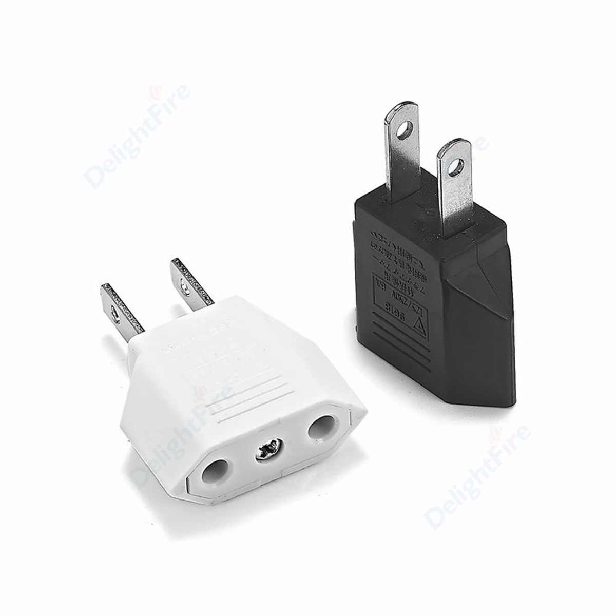 Zasilacz amerykański Euro European EU to US American Travel Adapter 2-pinowy konwerter AC typu A Adapter wtyczki Gniazdo elektryczne