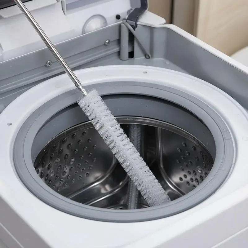 Long Handle Washing Machine Cleaning Brush Heavy Duty Soft Bristle Non-Slip Grip for Car Truck Water Washing & Home Cleaning