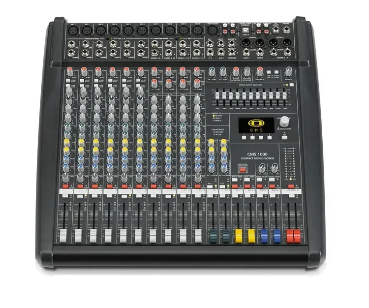 CMS1000-3 CMS1000 Sound Audio Mixer with DSP effectors 10 channel compact mixing