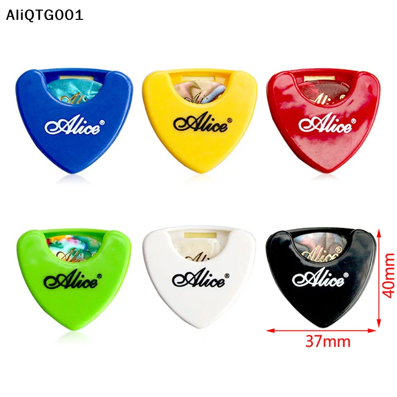 

Держатель для медиаторов треугольной формы, самоклеящийся пластиковый футляр для быстрой хранения, 37x40 мм, случайный цвет