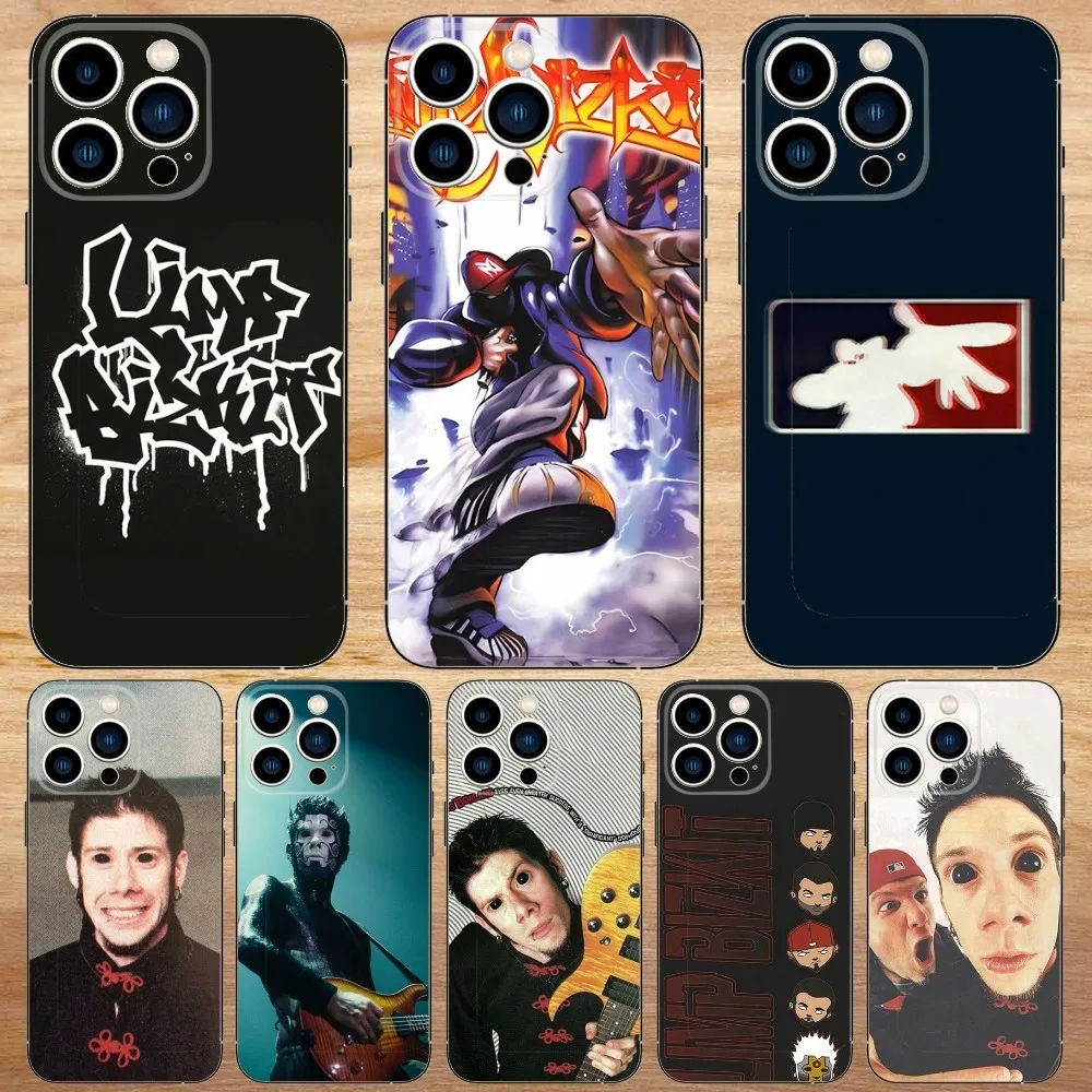 L-Limp B-Bizkit Rock Band Phone Case For iPhone15,14,13,12,11,Pro,Max,Plus,Mini,X,XS,XR,8,7,6,S,Plus,SE Soft Black Case