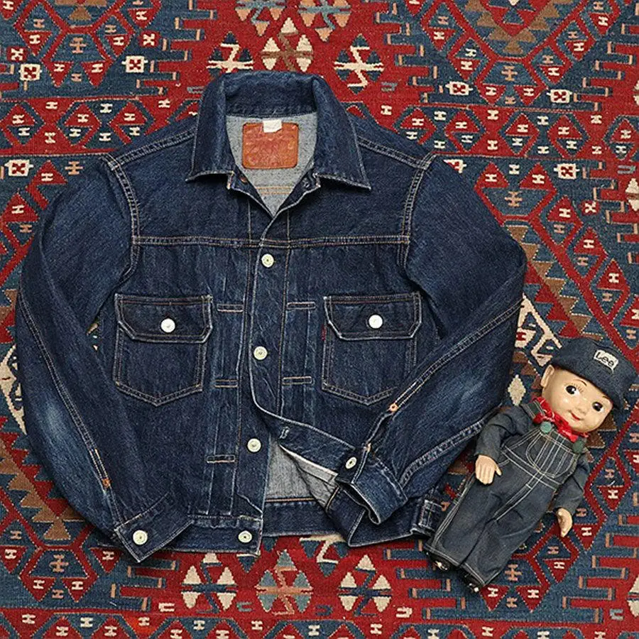 FREEWHEELERS 1951s Vintage Textured 14oz 507XX Indigo Denim Jacket