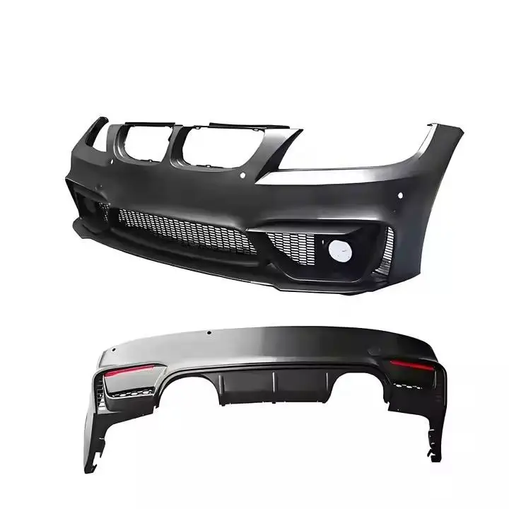 

For 3 Series E90 M-Style Front & Rear Bumper Red Plastic Modified Motorcar Repair Kit New Condition
