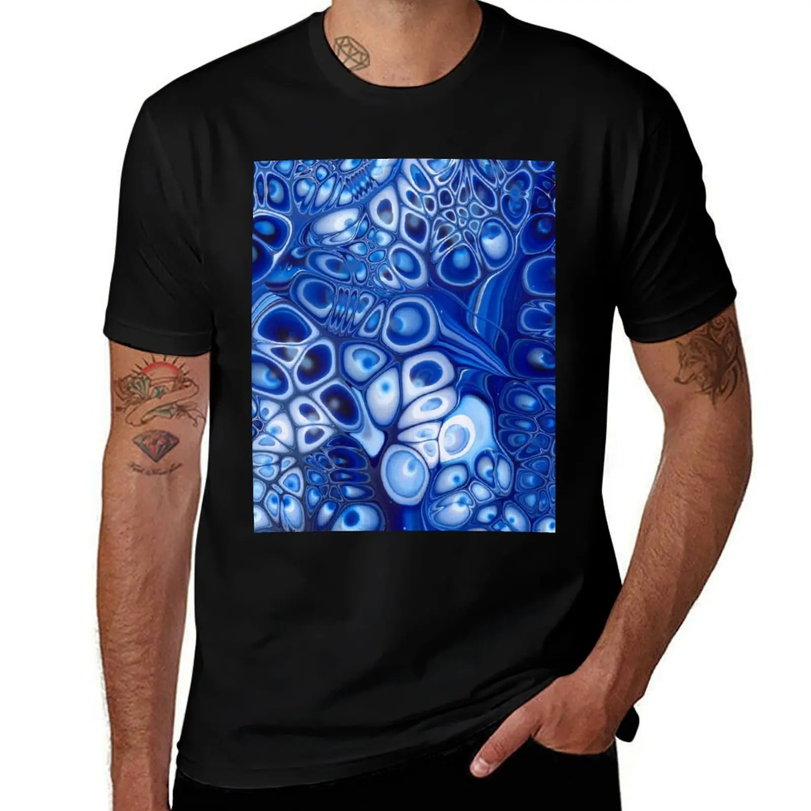 

Blue Eyes T-Shirt t shirt men 100% cotton luxury brand man graphic t shirt cotton t shirts high quality T-Shirt