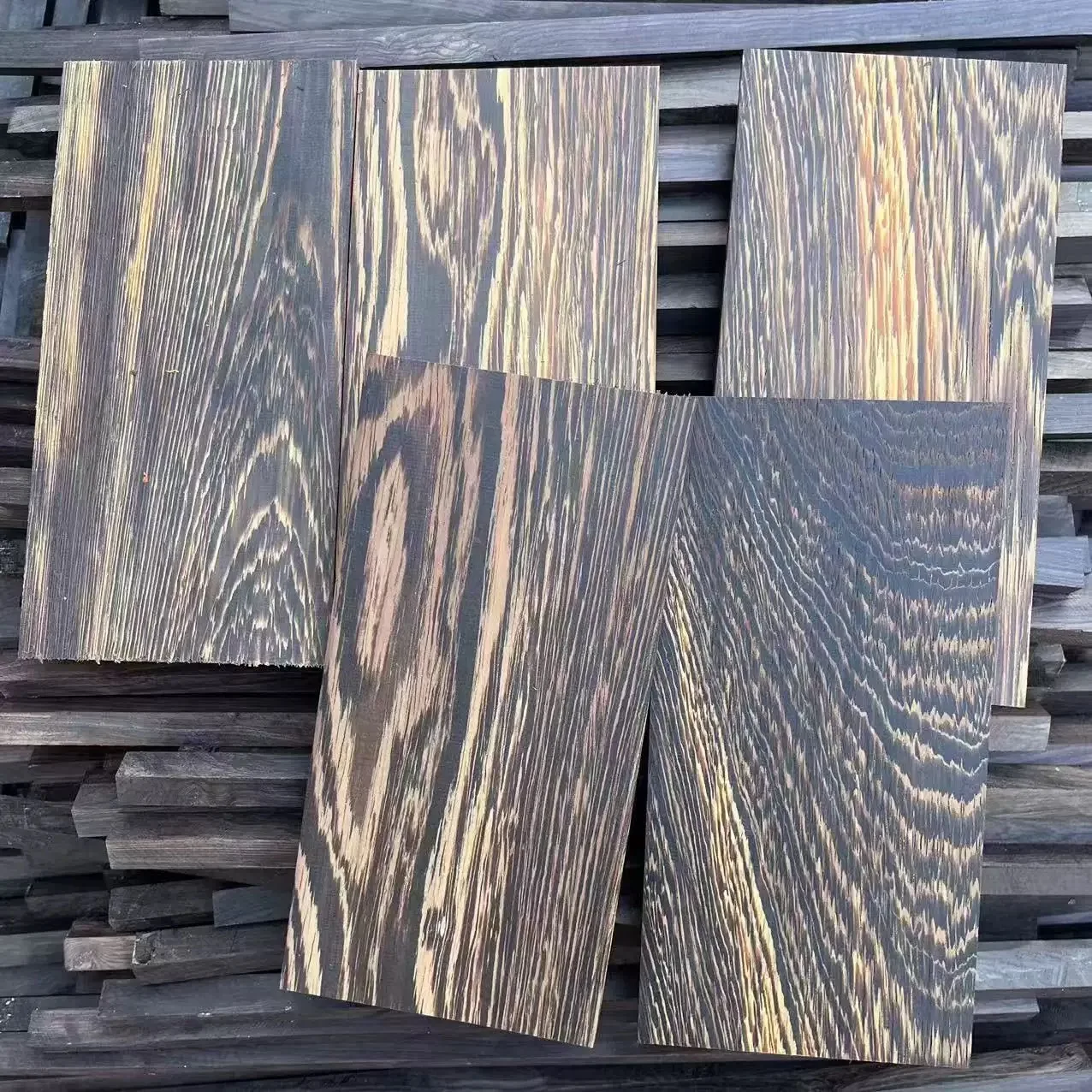 Wenge Wood Sheets DIY Veneer Pieces Thin Board For Wooden Work Material  Craft Decor and Art by Craftiff