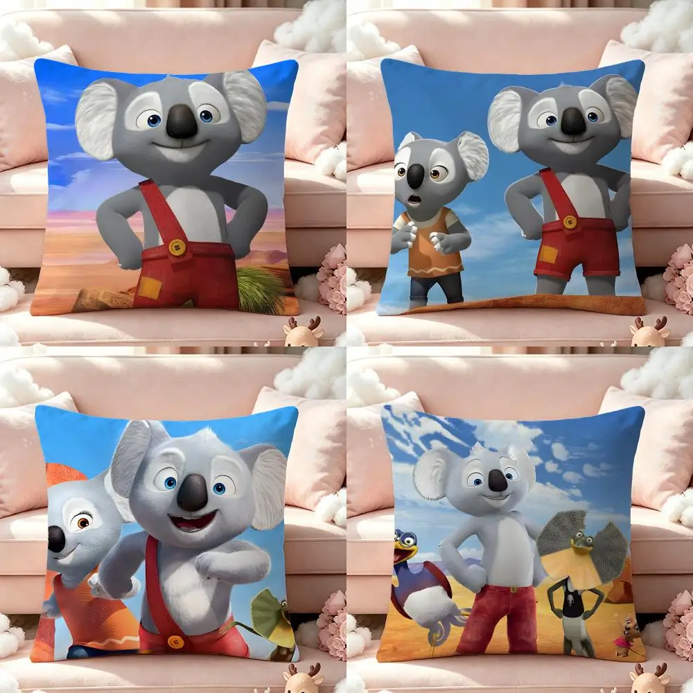 Blinky Bill the MovieS Cushion Cover Pillow Short Plush Pillow Cute Simple Style For Living Room Bedroom Birthday Gift