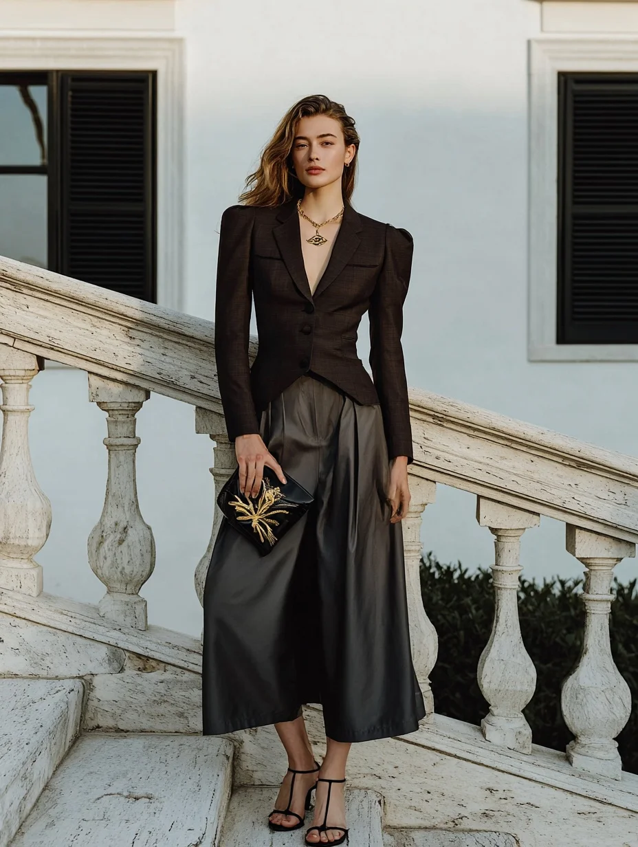 

Mia Muse Women's Blazers Autumn Winter Elegant Edgy 2025 Trendy Plain Long Sleeve Suit Collar Commute Blazers