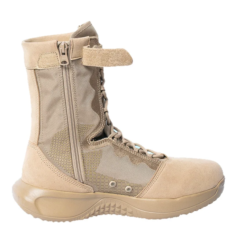 صيف جديد التدريب التمهيد الرجال تسلق التدريب خفيفة الوزن الصحراء الأحذية المشي لمسافات طويلة في الهواء الطلق تنفس حجم البريدي الأحذية #5