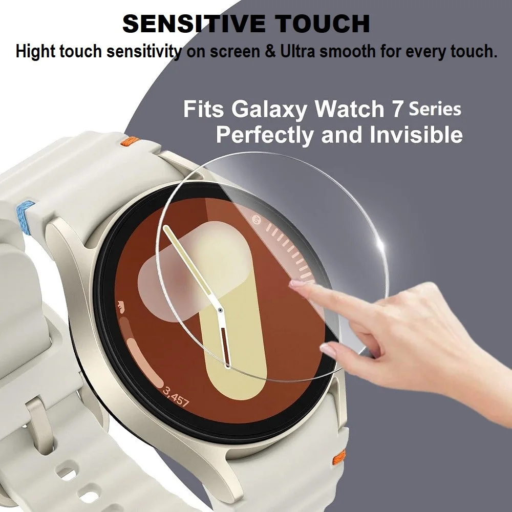 Защитная пленка для экрана Samsung Galaxy Watch 7, 5 шт., 44 мм, 40 мм/ультра 47 мм, умные часы, закаленное стекло, защитная пленка от царапин