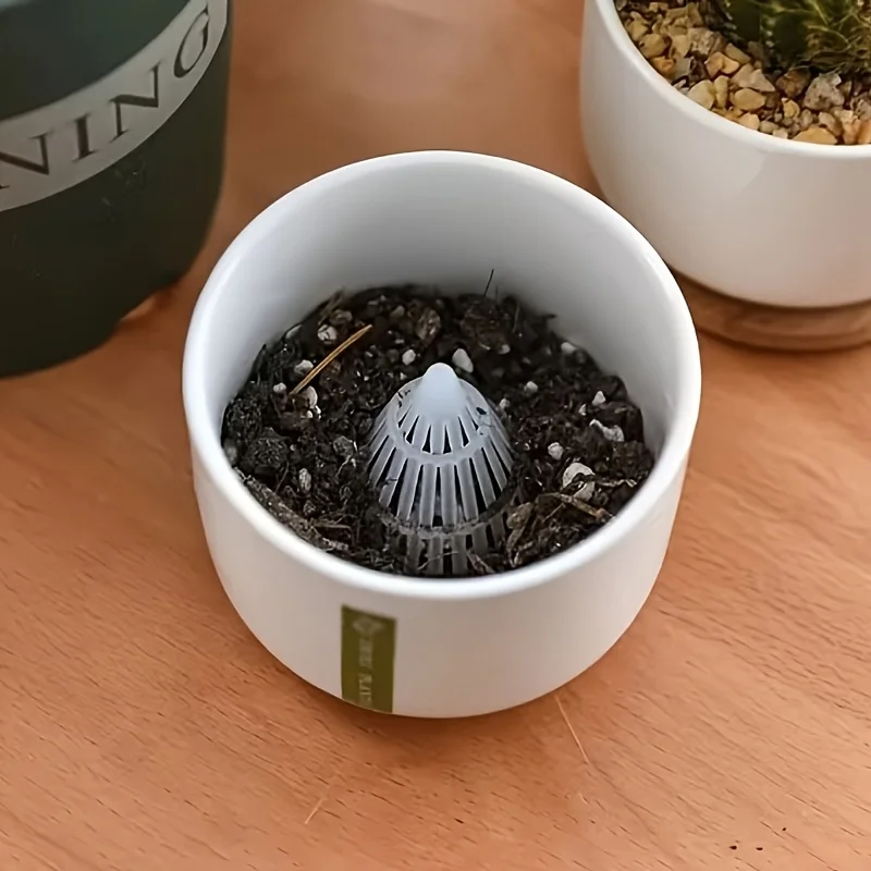 10/20PcsFilters for Plant Pots, Durable Plastic Conical Root Protection Covers, Cage Structure, Prevent Rot and Enhance Drainage