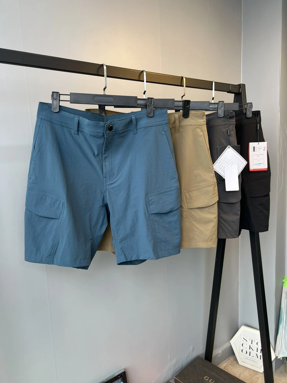 

Мужские уличные брюки-кюлоты из быстросохнущей ткани, тонкие, прямые, для работы, водонепроницаемые, с множеством карманов