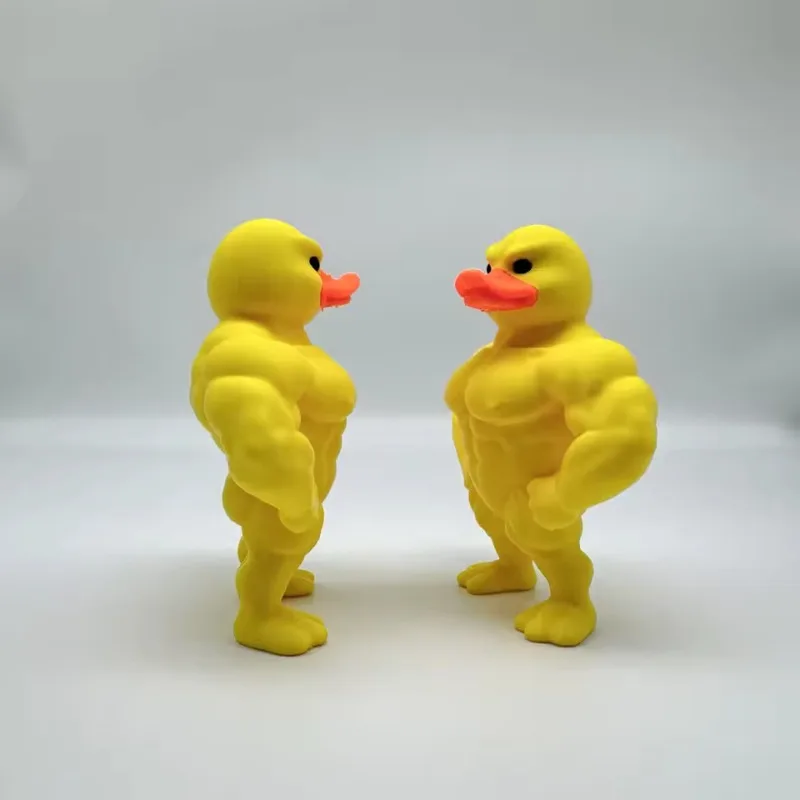 

Duck Statue Printed Muscle - Novel Home Living design Room Desktop Decoration Ideal Christmas Halloween Gift for Muscular Men