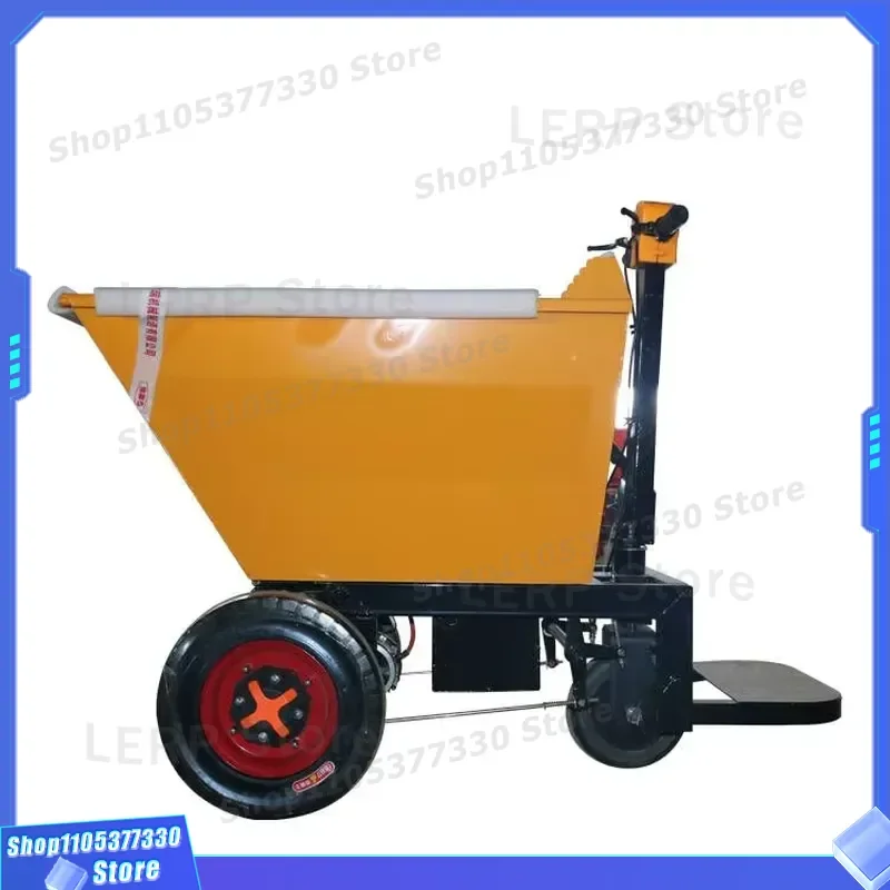 1000W Mini Electric Dump Truck Hydraulic Wheel Loader Energy Saving Construction Concrete Vehicle Small Scale Engineering