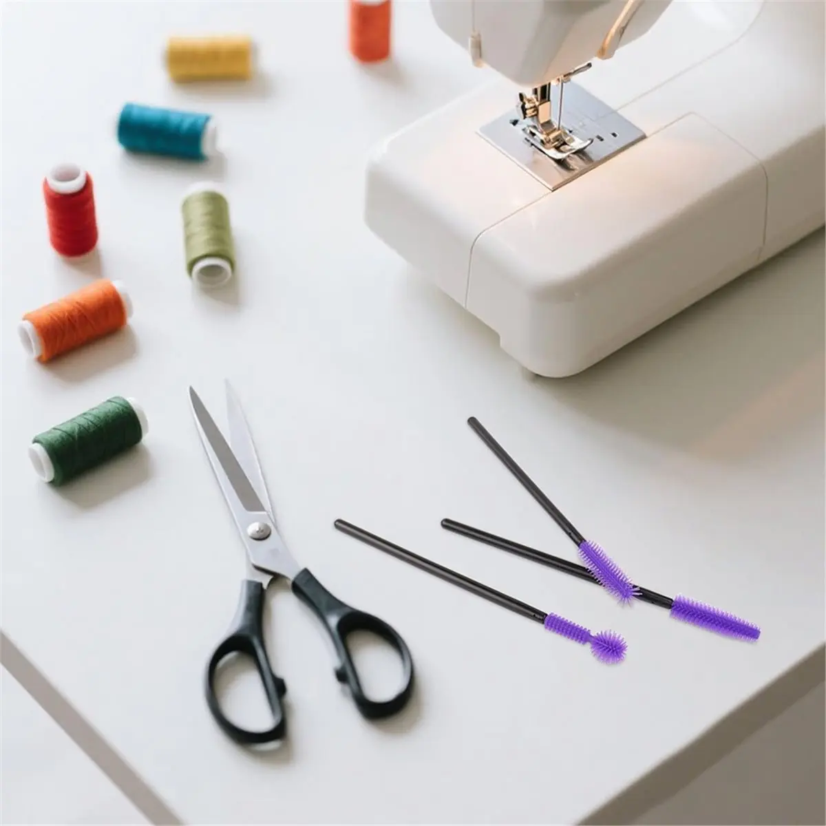 2026 New 40 Pcs Sewing Machine Cleaning Brushes Kit with Silicone Dense Bristles for Small Crevice Cleaning