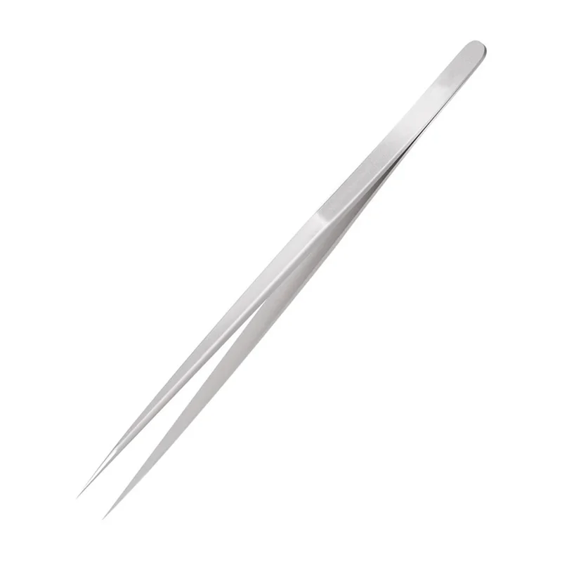 ABFS Pinças não magnéticas de liga de titânio, 4 unidades, antiestáticas, resistentes à corrosão, para placa-mãe precisa, pinça de reparo de joias