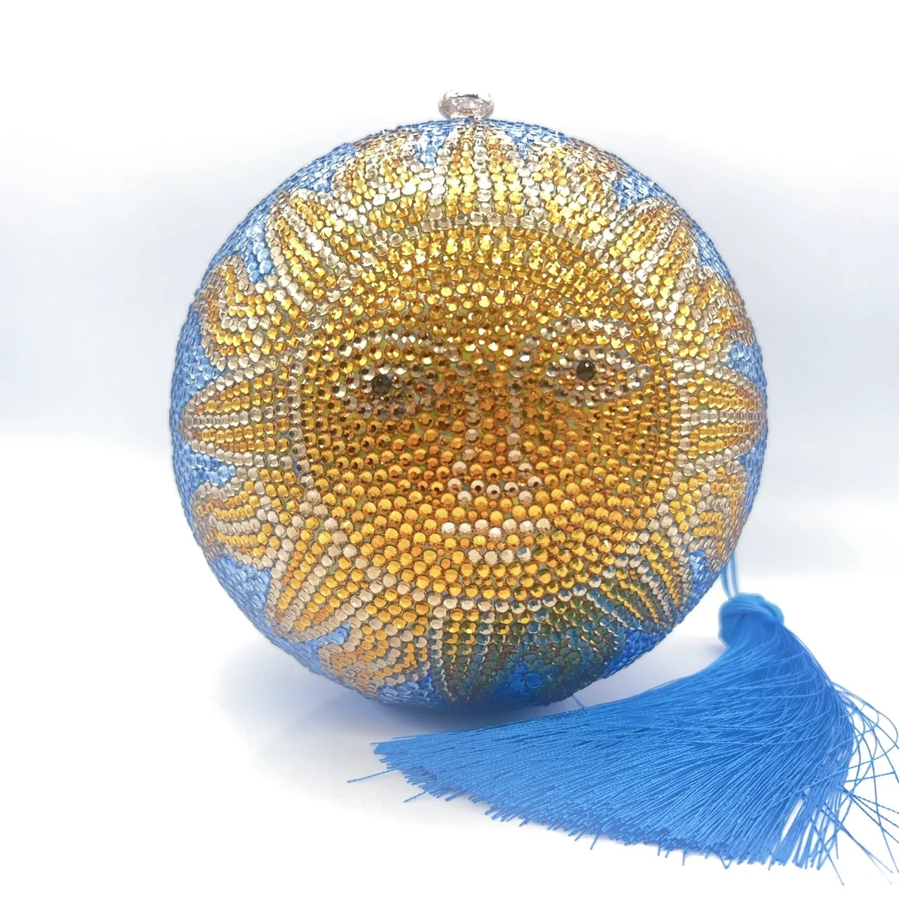 Moon Rhinestone Clutch Moon Diamond Dinner Bag Ball Full Of Diamonds Banquet Women's Bag Purses Handbags Bolso Diseñador De Lujo