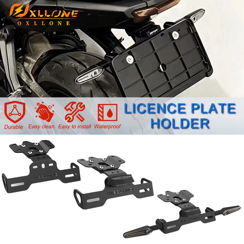 NEW Motorcycle For Yamaha YZF R7 2021-2022-2023-2024-2025-2026 License Plate Holder Bracket Rear Tail Tidy Fender Eliminator Kit