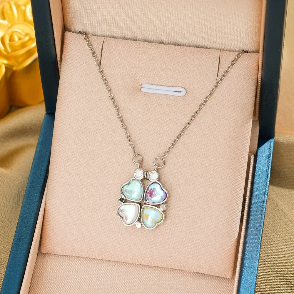 

A multi-functional high-end summer fashion light luxury titanium steel necklace in 2025, which will never fade