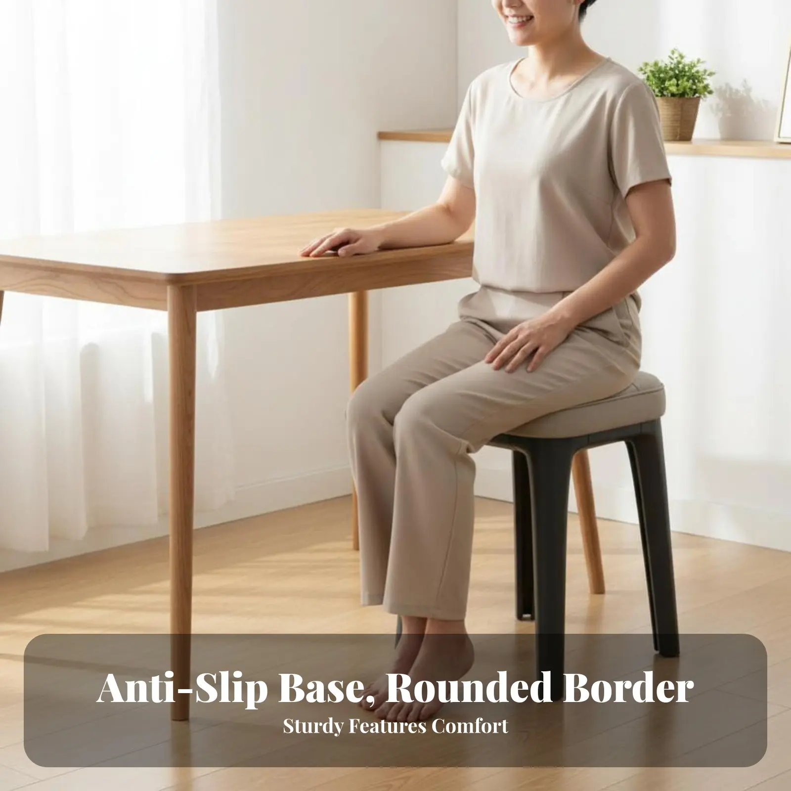 

Molded Plastic Side Chair Stackable Household Furniture Minimalist & Design Modern Design for Homeowners, Gathering Planners