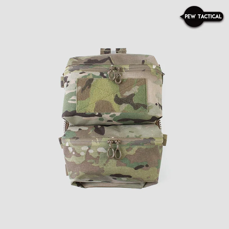 

PEW TACTICAL FERRO STYLE Tactical Back Panel Double Pouch FCPC V5 Airsoft Accessories