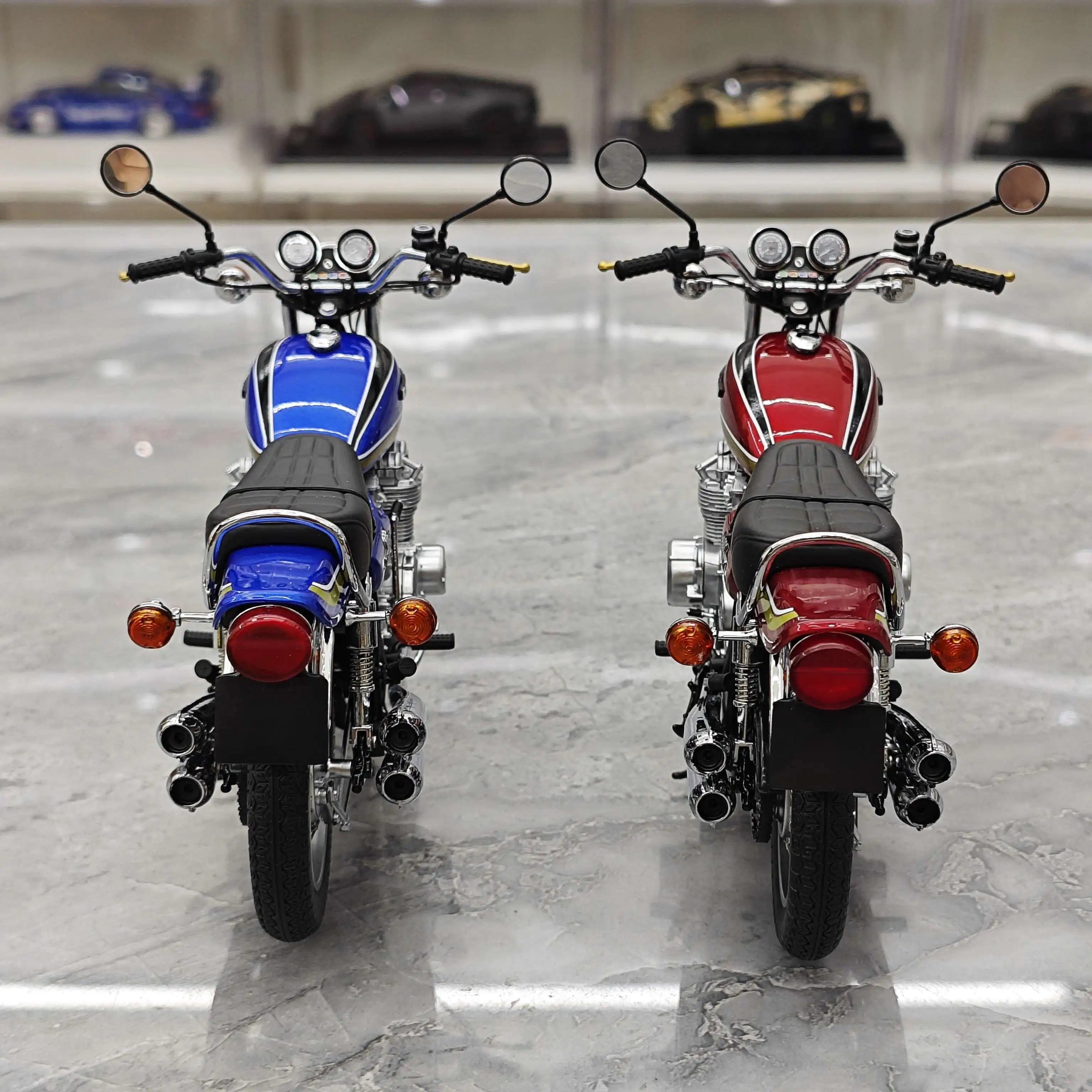 Minichamps 1:12 Z1 900 SUPER 4 1972 Simulação Edição Limitada Liga de Metal Estático Modelo de Motocicleta Brinquedo Presente