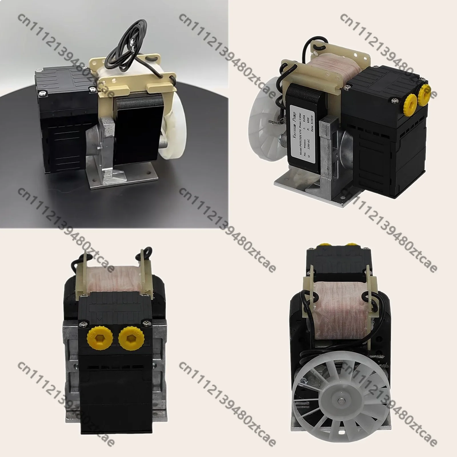 Corrosion Resistant Negative Pressure Vacuum Pump CEMS Sampling Diaphragm Pump AC Motor